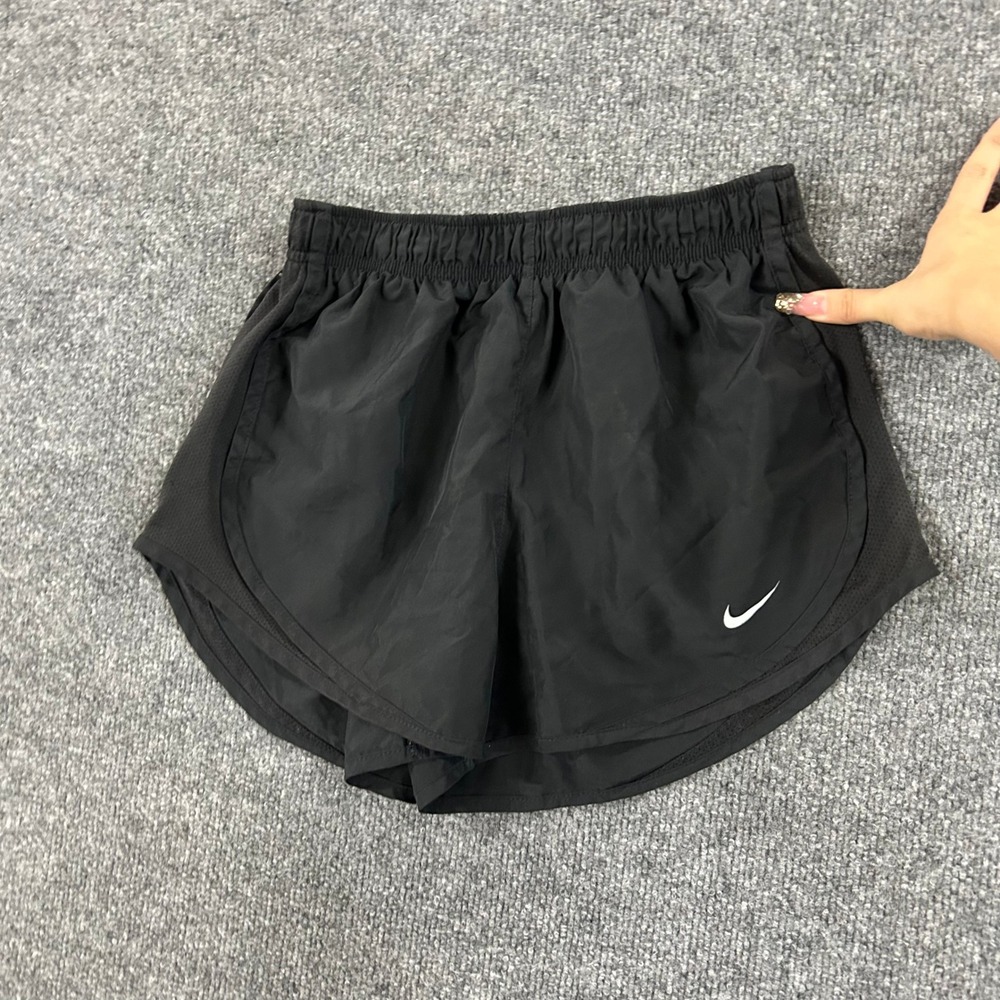 Nike Shorts Womens Size S Black Tempo Running Athletic Mesh Breathable